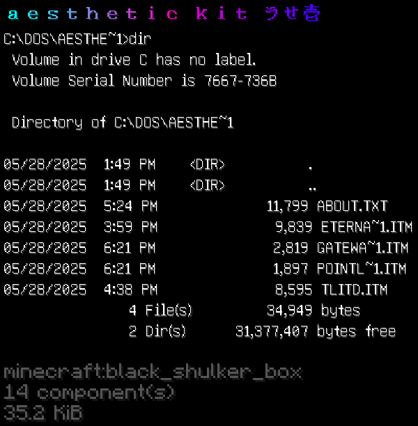 Tooltip for the aesthetic Kit by videogamesm12